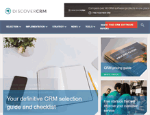 Tablet Screenshot of discovercrm.com